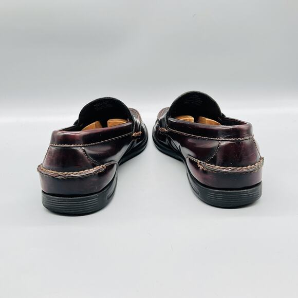 Sperry Shoes Men 11 Brown Leather Top Sider Slip On Penny Loafers Casual Comfort main image 8